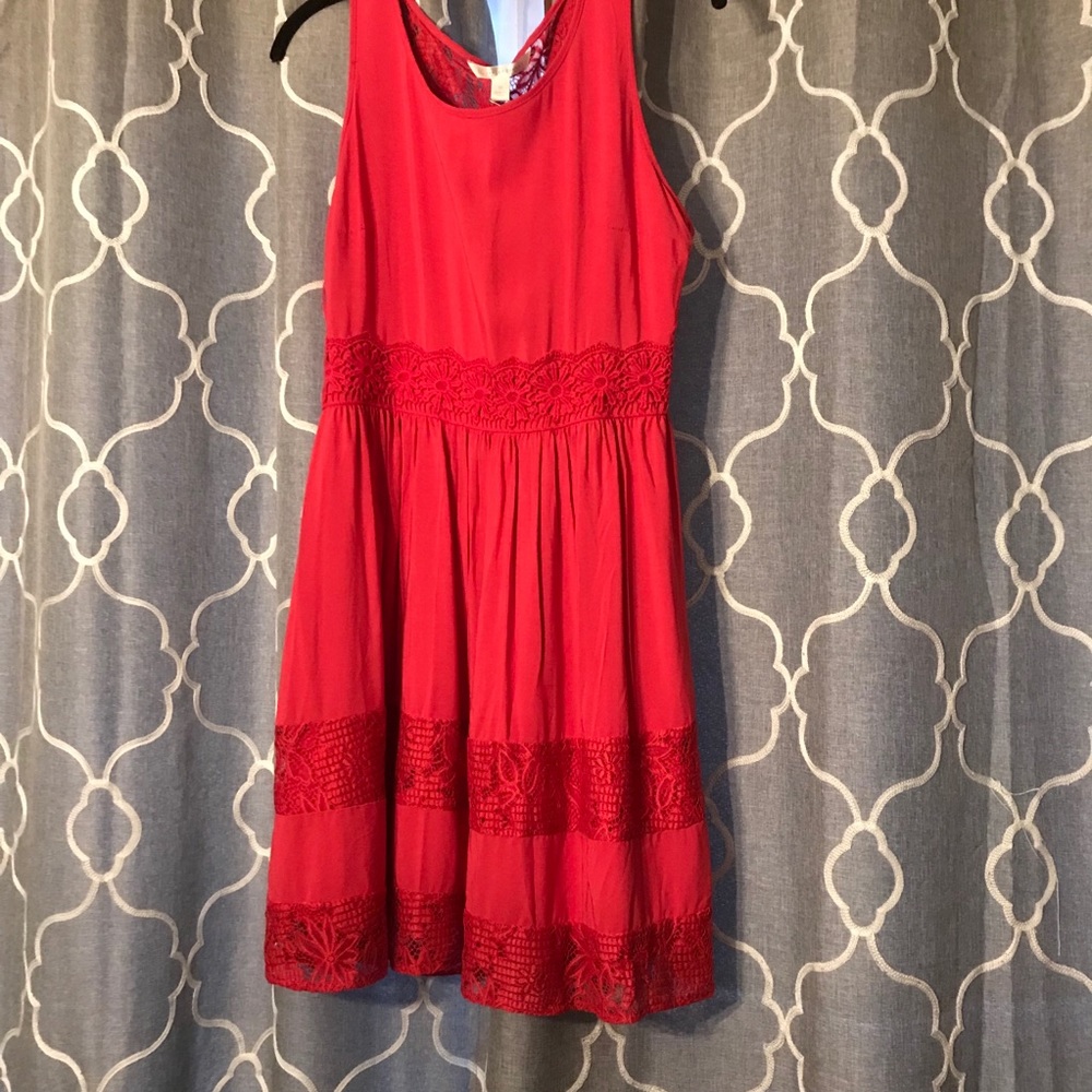 Red Lace Dress